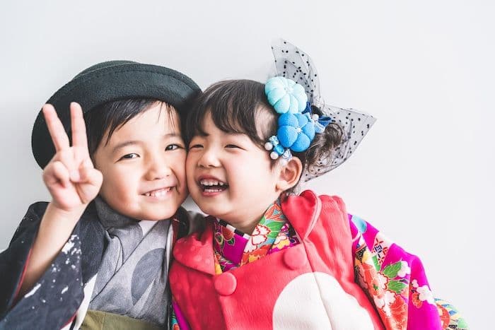 七五三フォト / スタジオ撮影 / 兄妹撮影