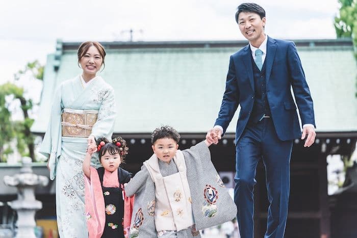 七五三フォト / 神社撮影 / 兄妹撮影